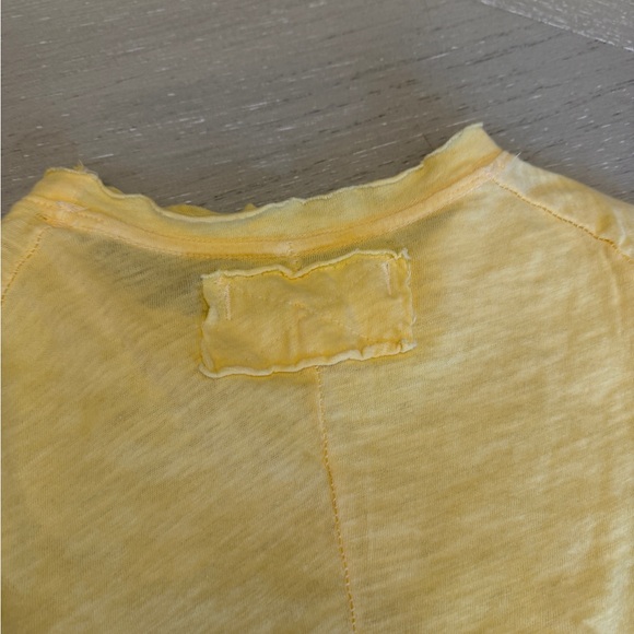 We The Free Yellow and Lavender Be My Baby Tees size XS - Picture 5 of 7